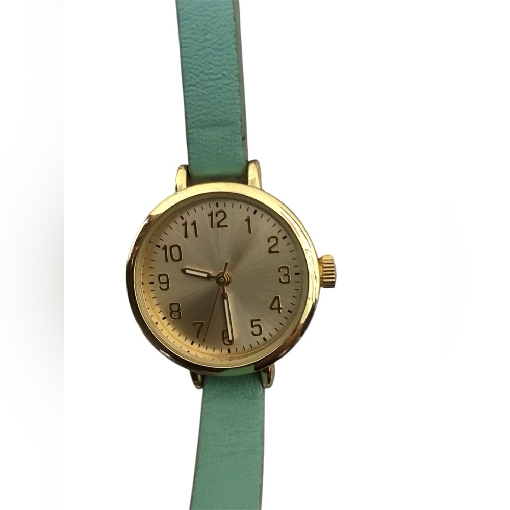 Folio Gold Tone Quartz Watch